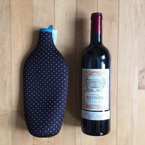 2/$20 J.Crew Neoprene bottle cover insulator navy
